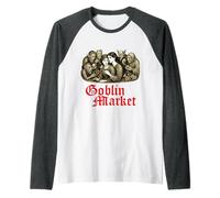 Goblin Market Christina Rossetti Gothic Fairy Tale Poetry Raglan Baseball Tee