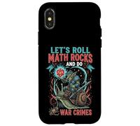 Goblin Riding Snail Let's Roll Math Rocks And Do War Crimes Case for iPhone X/XS