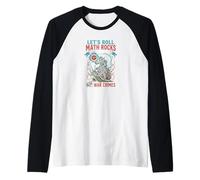Goblin Riding Snail Let's Roll Math Rocks and Do War Crimes Raglan Baseball Tee