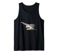 Goblin Shark Deep Sea Predator Dark Print Tank Top