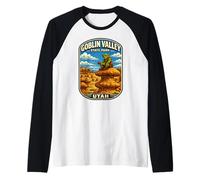 Goblin Valley State Park Utah Desert Hoodoo Rock Raglan Baseball Tee
