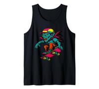 Goblin Vampire Skater Design Tank Top