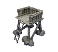 Goblin Watchtower Defence | 28mm 1/56 Scale Miniature | RPG Tabletop Figure Landscape Modelling Wargaming Fantasy Diorama Wargames Model Scenery Terrain Scatter Roleplaying 3d Printed Paintable