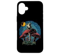 Goblincore Aesthetic Dark Academia Cottagecore Mushroom Case for iPhone 16 Plus