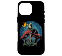 Goblincore Aesthetic Dark Academia Cottagecore Mushroom Case for iPhone 16 Pro Max