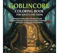 GOBLINCORE COLORING BOOK FOR ADULTS & TEENS: Whimsical Forest Chaos, Mushrooms, and Hidden Treasures - A Dark Cozy Fantasy Coloring Adventure for Relaxation and Creativity