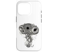 Goblincore Mushroom Spore Print Earthy Fungi Nature Motif Case for iPhone 16 Pro