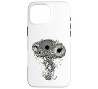 Goblincore Mushroom Spore Print Earthy Fungi Nature Motif Case for iPhone 16 Pro Max