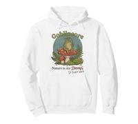 Goblincore Nature Is My Therapy It Didn't Work Funny Frog Pullover Hoodie