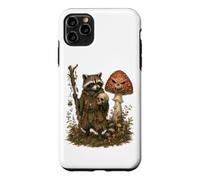 Goblincore Raccoon Outlaw Skull Mushroom Dark Cottagecore Case for iPhone 11 Pro Max