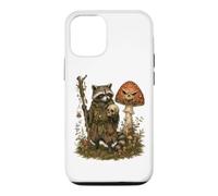Goblincore Raccoon Outlaw Skull Mushroom Dark Cottagecore Case for iPhone 12/12 Pro