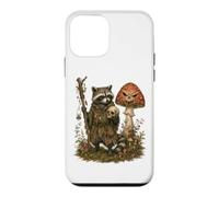 Goblincore Raccoon Outlaw Skull Mushroom Dark Cottagecore Case for iPhone 12 mini