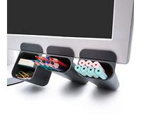 Goblin's Treasures New Creative DIY Screen Pen Pencil Holders Desktop Accessories Desk Organizers Containers Storage Bags-3 Pack,polypropylene (Gray)