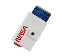 Goblue NASA Inspired Card Holder - Aerospace Aluminum Card Holder, Advanced RFID Protection, Quick Deployment Mechanism, Ultra Lightweight - Men's Women's Wallet., white, Compacto, Modern