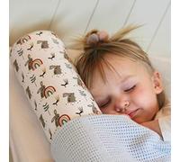 GoBobos BoboBuddy Toddler Bed Guard - 100% Organic Cotton Bed Bumper for Toddlers - Handmade in The UK (white)