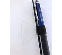 Gobrecht & Ulrich 2 x Pen Loops - Self-adhesive Pen Holder - Elastic - Black - for Notebooks, Journals, Diaries, Planners