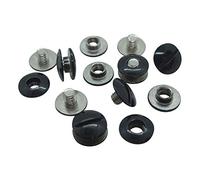 Gobrecht & Ulrich 25 x 2mm Book Binding Screws & Posts - Black - Chicago Screws - 10mm Head, 5mm Hole Diameter