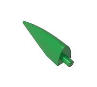 Gobricks 11089 Tooth and Horn Soft Spike 50 Pieces High-Precision MOC Building Bricks Replacement Parts Compatible with Lego Bricks GDS-90187-Green