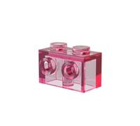 Gobricks 11211 Hinge Brick Brick Special 1x2 with 2 Studs on 1 Side 50 Pieces GDS-634 Compatible with Lego Building Blocks Color:Trans Dark Pink 113