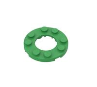 Gobricks 11833 Circular Plate Plate Round 4 x 4 with 2 x 2 Hole 10 Pieces GDS-842 Compatible with Lego Building Blocks Color:Bright Green 043