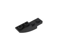 Gobricks 13547 Arched Brick Slope Curved 4x1 Inverted 50 Pieces GDS-731 Compatible with Lego Building Blocks Color:Black