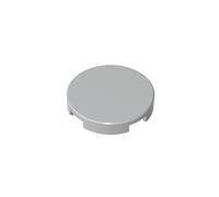 Gobricks 14769 Circular Plate Tile Round 2x2 with Bottom Stud Holder 50 Pieces GDS-611 Compatible with Lego Building Blocks Color:Light Bluish Gray