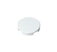 Gobricks 14769 Circular Plate Tile Round 2x2 with Bottom Stud Holder 50 Pieces GDS-611 Compatible with Lego Building Blocks Color:Milky White