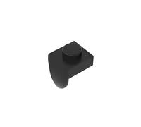Gobricks 15070 Ornaments Plate Special 1x1 with Vertical Tooth 50 Pieces GDS-869 Compatible with Lego Building Blocks Color:Black