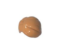 Gobricks 15500 No. 67 Mini Wig 10 Pieces High-Precision MOC Building Bricks Replacement Parts Compatible with Lego Bricks GDS-2172-Medium Dark Flesh