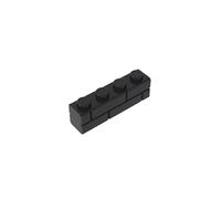 Gobricks 15533 Basic Bricks Brick Special 1x4 with Masonry Brick Profile 50 Pieces GDS-632 Compatible with Lego Building Blocks Color:Black