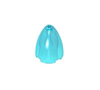 Gobricks 1744 6483458 Cone 3x3x3 10 Pieces High-Precision MOC Building Bricks Replacement Parts Compatible with Lego Bricks GDS-90536-Trans Light Blue