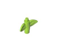 Gobricks 1747 6400112 Vine with 2 Leaves 10 Pieces High-Precision MOC Building Bricks Replacement Parts Compatible with Lego Bricks GDS-90529-Lime