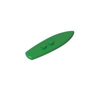 Gobricks 17947/90397 Surfboard/Skateboard 10 Pieces High-Precision MOC Building Bricks Replacement Parts Compatible with Lego Bricks GDS-90050-Green