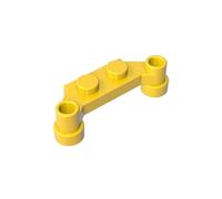 Gobricks 18624 Hinge Plate Plate Special 1x4 Offset 50 Pieces GDS-1080 Compatible with Lego Building Blocks Color:Yellow 030
