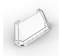 Gobricks 20684 Transportation 3x8x3 Windshield 10 Pieces GDS-90282 Compatible with Lego Building Blocks Color:Trans-Clear 180