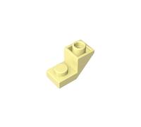 Gobricks 2310 Slope Brick Inverted 45° Tilted 2x1 with 2/3 Cutout 50 Pieces GDS-90319 Compatible with Lego Building Blocks Color:Light Yellow 029