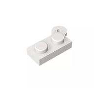 Gobricks 2430 Hinge Hinge Plate 1x4 Swivel Top 50 Pieces GDS-808 Compatible with Lego Building Blocks Color:White