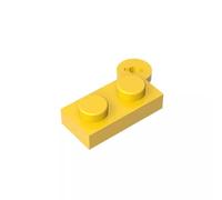 Gobricks 2430 Hinge Hinge Plate 1x4 Swivel Top 50 Pieces GDS-808 Compatible with Lego Building Blocks Color:Yellow