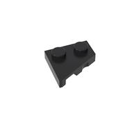 Gobricks 24307 Circular Plate Wedge Plate 2x2 Right 50 Pieces GDS-560 Compatible with Lego Building Blocks Color:Black
