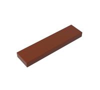 Gobricks 2431 Foundation Plate Tile 1x4 with Groove 50 Pieces GDS-563 Compatible with Lego Building Blocks Color:Reddish Brown
