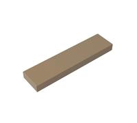 Gobricks 2431 Foundation Plate Tile 1x4 with Groove 50 Pieces GDS-563 Compatible with Lego Building Blocks Color:Dark Tan