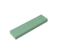 Gobricks 2431 Foundation Plate Tile 1x4 with Groove 50 Pieces GDS-563 Compatible with Lego Building Blocks Color:Sand Green