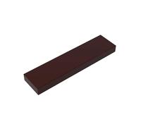 Gobricks 2431 Foundation Plate Tile 1x4 with Groove 50 Pieces GDS-563 Compatible with Lego Building Blocks Color:Dark Brown
