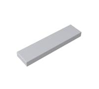 Gobricks 2431 Foundation Plate Tile 1x4 with Groove 50 Pieces GDS-563 Compatible with Lego Building Blocks Color:gray white