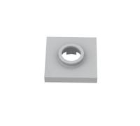 Gobricks 27448 Hinge 2x2 Square Base Turntable 50 Pieces GDS-90429 Compatible with Lego Building Blocks Color:Light Bluish Gray 194