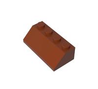 Gobricks 3037 Slope Brick 2x4 45° Sloped Brick 50 Pieces GDS-591 Compatible with Lego Building Blocks Color:Reddish Brown