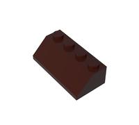 Gobricks 3037 Slope Brick 2x4 45° Sloped Brick 50 Pieces GDS-591 Compatible with Lego Building Blocks Color:Dark Brown