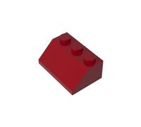 Gobricks 3038 Slope Brick 2x3 45° Sloped Brick 50 Pieces GDS-590 Compatible with Lego Building Blocks Color:Dark Red