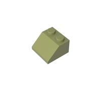 Gobricks 3039 Slope Brick 2x2 Sloped Brick 50 Pieces GDS-589 Compatible with Lego Building Blocks Color:Olive Green