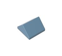 Gobricks 3043 Slope Brick 2x2 45° Double-Sided Slope 10 Pieces GDS-836 Compatible with Lego Building Blocks Color:Sand Blue